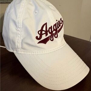 White Aggies Baseball Cap